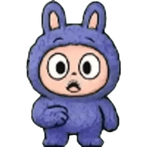 Mood Labubu emoji 🔴🟣🟢🟤🟡