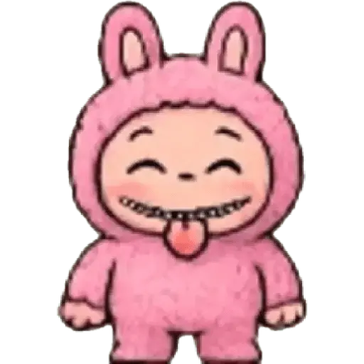 Mood Labubu emoji 🔴🟣🟢🟤🟡