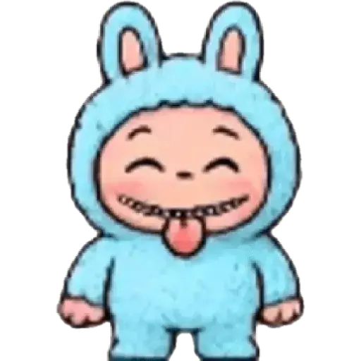 Mood Labubu emoji 🔴🟣🟢🟤🟡