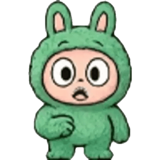 Mood Labubu emoji 🔴🟣🟢🟤🟡 preview