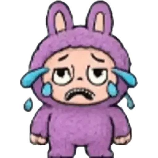 Mood Labubu emoji 🔴🟣🟢🟤🟡