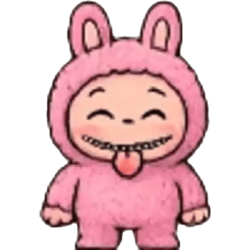 Mood Labubu emoji 🔴🟣🟢🟤🟡 preview