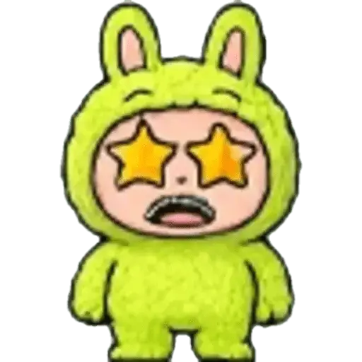 Mood Labubu emoji 🔴🟣🟢🟤🟡