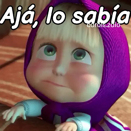 Masha frases para contestar 👧🏼🐻