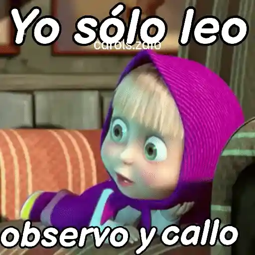 Masha frases para contestar 👧🏼🐻