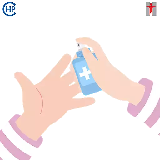 衞生防護中心： 潔手 。適時 。到位