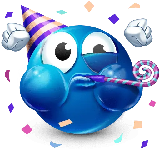 Emoji azul -  2 🔵
