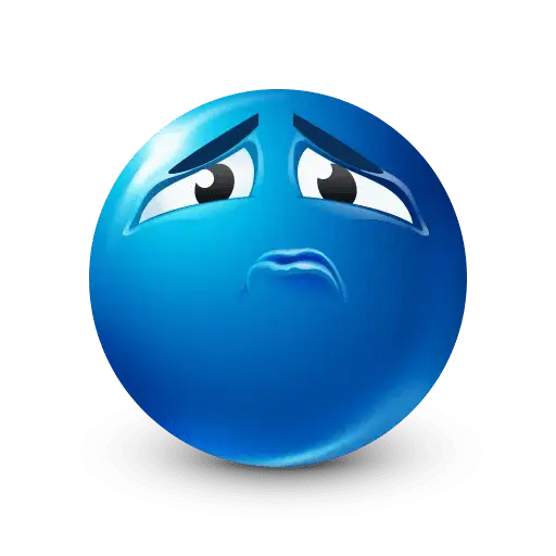 Emoji azul -  2 🔵