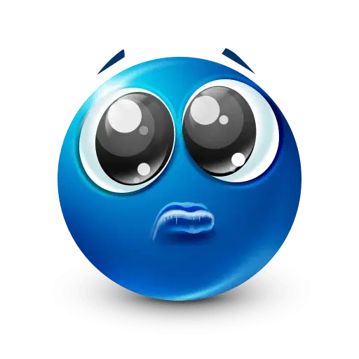Emoji azul -  2 🔵