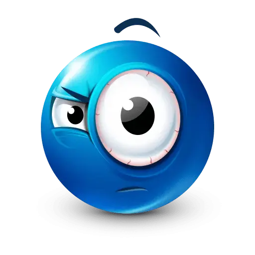 Emoji azul -  2 🔵