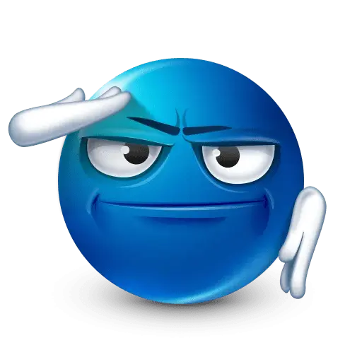 Emoji azul -  2 🔵