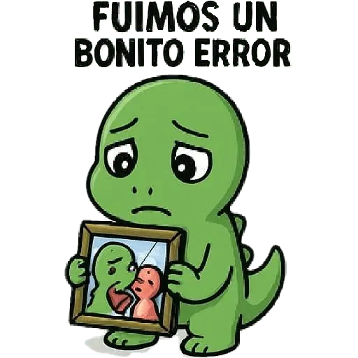 dinosaurios con corazon roto