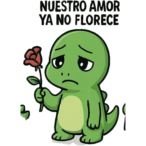 dinosaurios con corazon roto