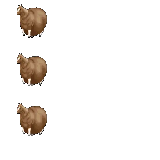 Spinning Horse (Fat Horse) 💫🐎 preview