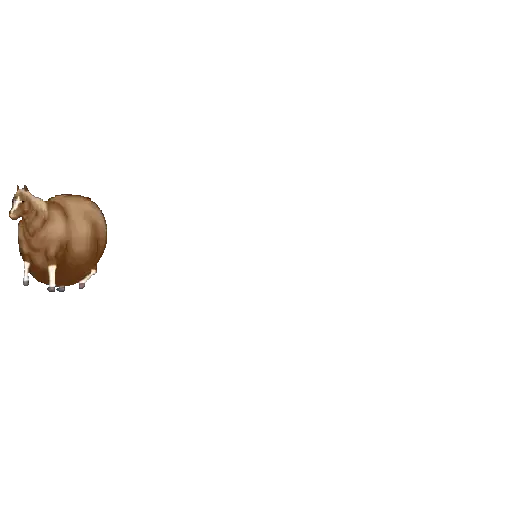 Spinning Horse (Fat Horse) 💫🐎