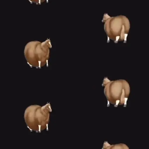 spinning horse fat horse preview