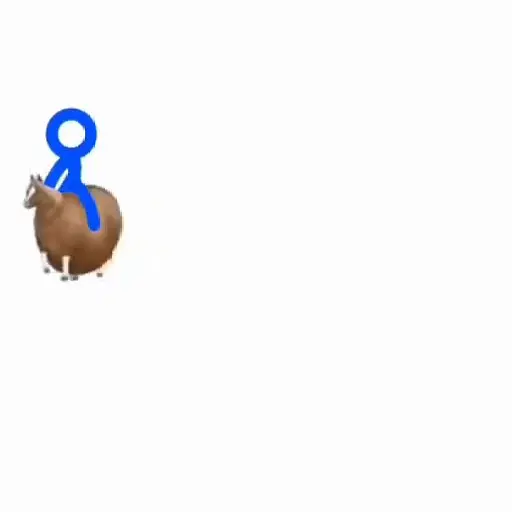 spinning horse fat horse