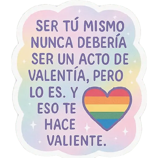 Frases LGBTQ+ 🏳️‍🌈