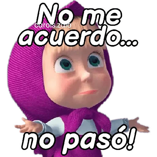 Masha respuestas pal chat 👧🏼🧺