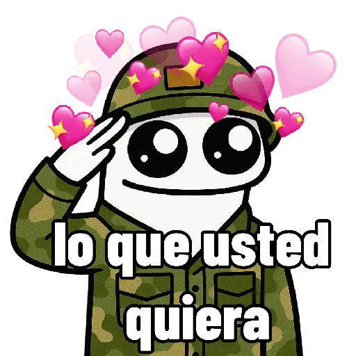Flork soldado 🫡🩷🥰
