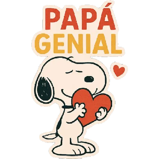 Snoopy Día del Padre ✨💗