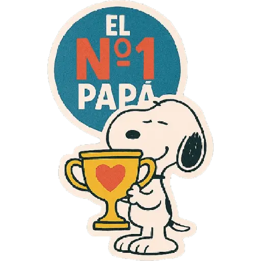 Snoopy Día del Padre ✨💗