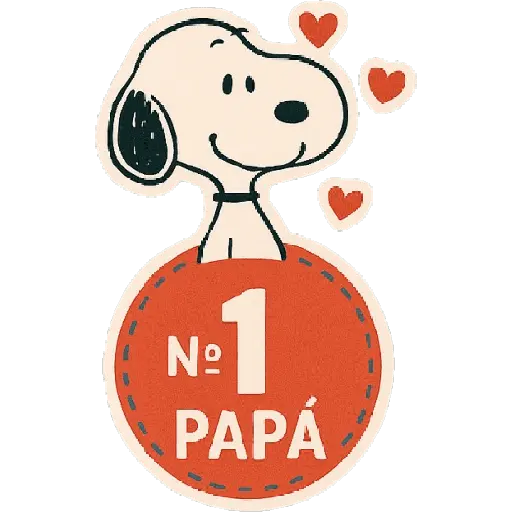 Snoopy Día del Padre ✨💗