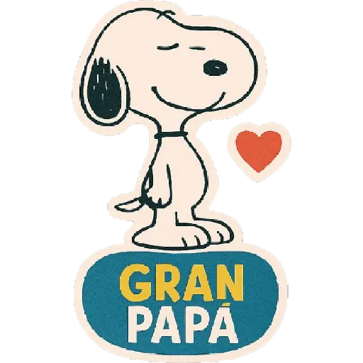 Snoopy Día del Padre ✨💗