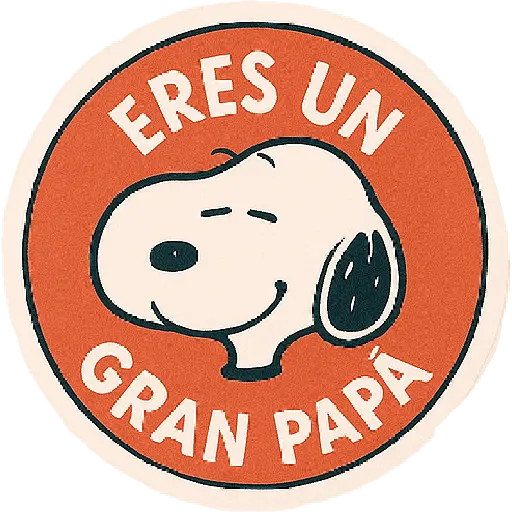Snoopy Día del Padre ✨💗