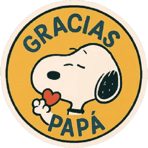 Snoopy Día del Padre ✨💗