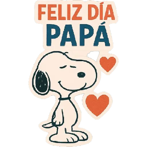 Snoopy Día del Padre ✨💗