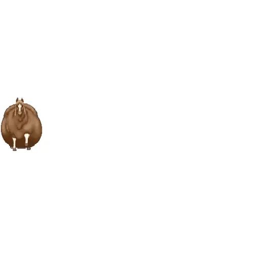 fat horse