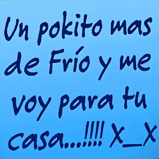 Frío 🥶 Notas📄Textos 2️⃣✨