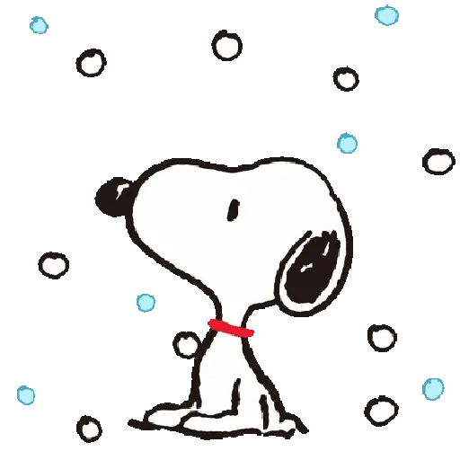 Cute Snoopy 🐾🖤