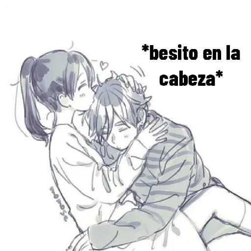 Besitos o abrazos 