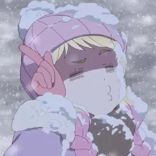 animes frio neve gelo