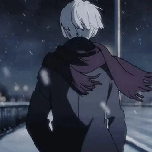 animes frio neve gelo