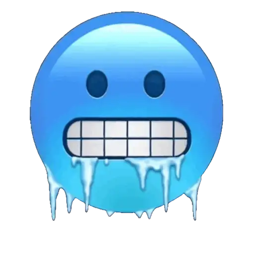 Emoji com frio 🥶