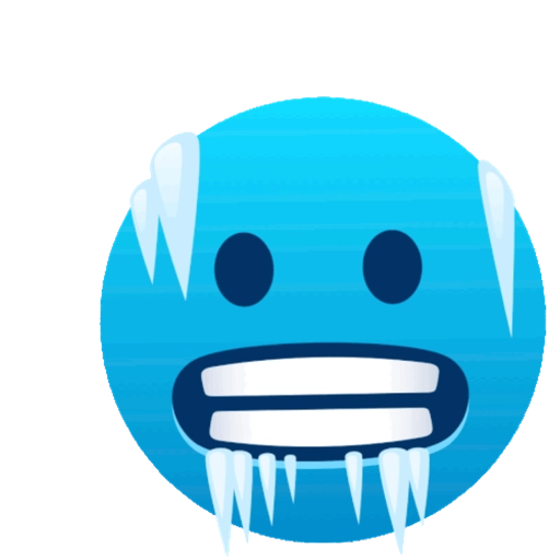 Emoji com frio 🥶
