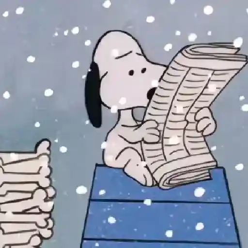 peanuts - snoopy - animado