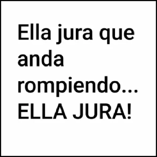 😏ELLA JURA...😑 preview