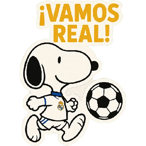 Snoopy Real Madrid ⚽✨