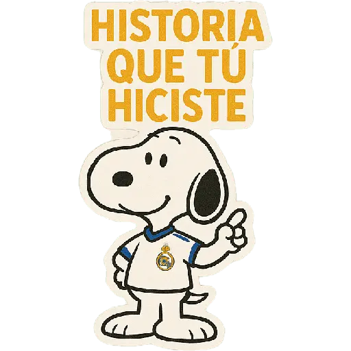 Snoopy Real Madrid ⚽✨