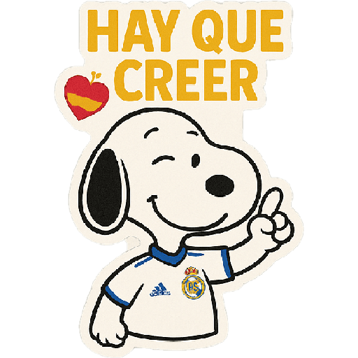 Snoopy Real Madrid ⚽✨ preview