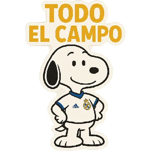 Snoopy Real Madrid ⚽✨