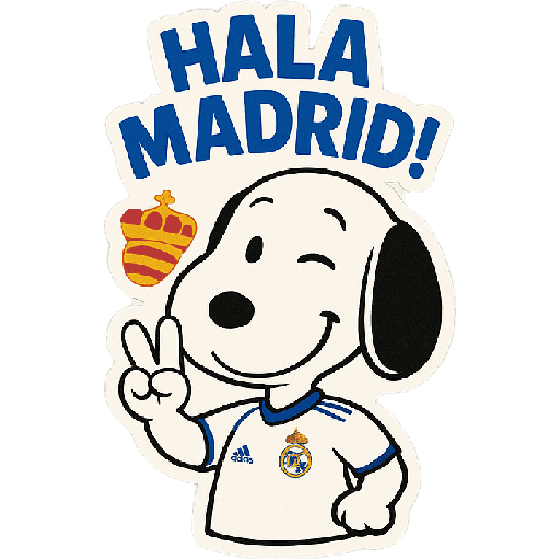 Snoopy Real Madrid ⚽✨ preview