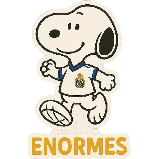 Snoopy Real Madrid ⚽✨