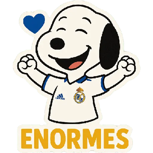 Snoopy Real Madrid ⚽✨