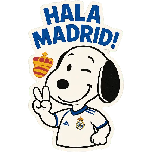 Snoopy Real Madrid ⚽✨