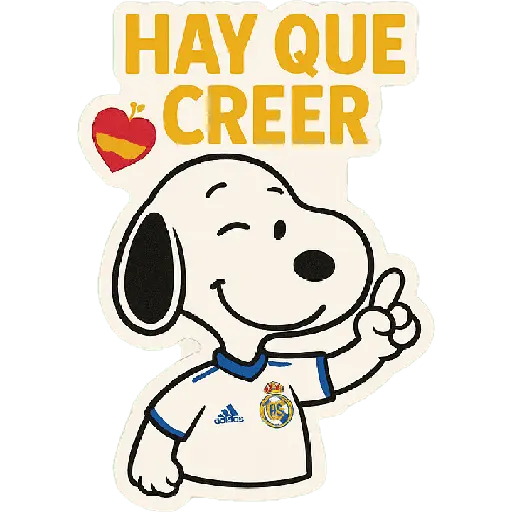 Snoopy Real Madrid ⚽✨